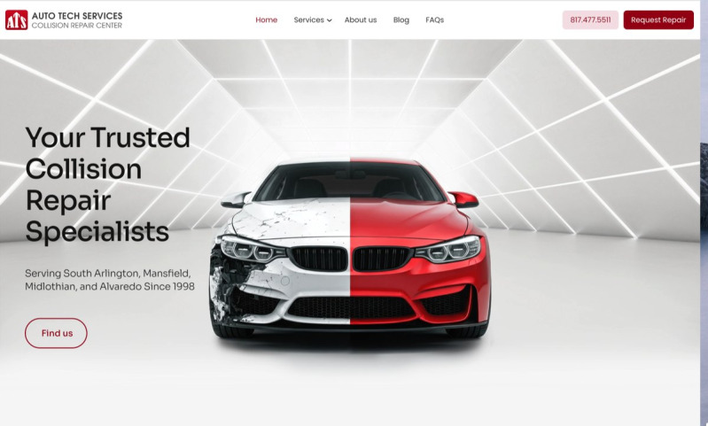 Auto Tech Services Collision website